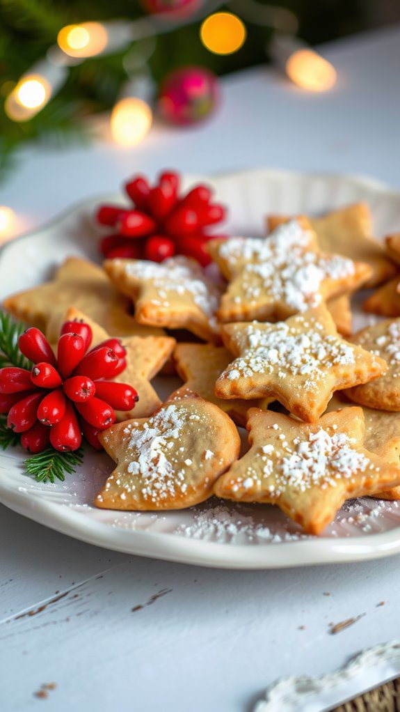 festive platter cookie presentation