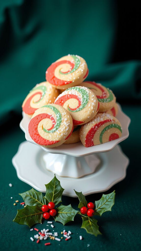 festive presentation enhances cookies