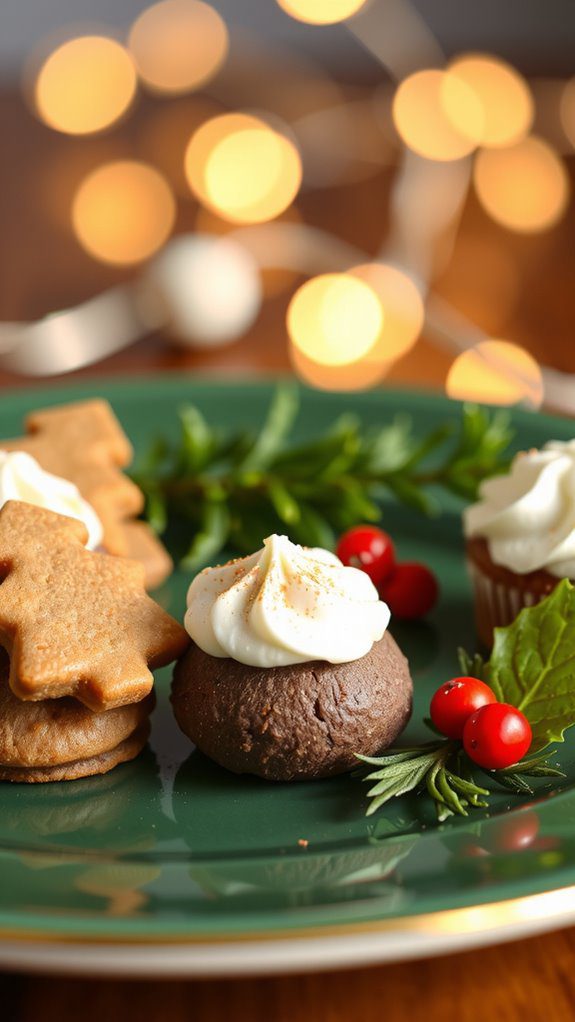 festive presentation for treats