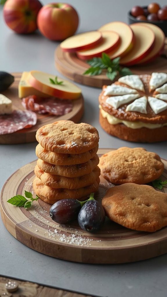 festive spread with pairings