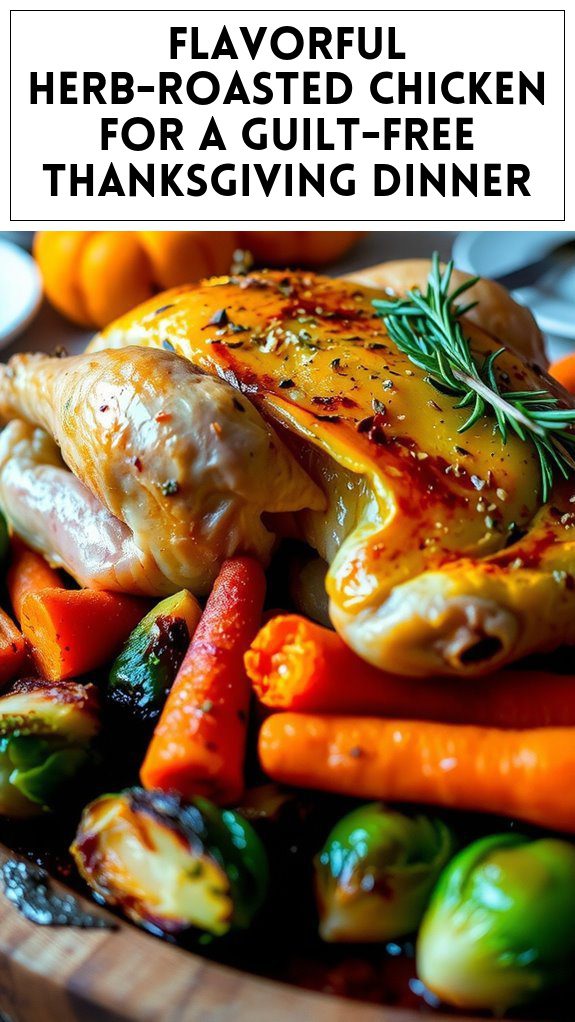 Flavorful Herb-Roasted Chicken for a Guilt-Free Thanksgiving Dinner