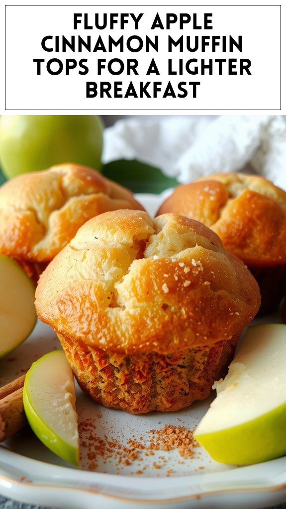 Fluffy Apple Cinnamon Muffin Tops for a Lighter Breakfast