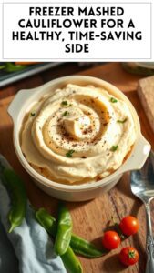 Freezer Mashed Cauliflower for a Healthy, Time-Saving Side