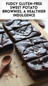 Fudgy Gluten-Free Sweet Potato Brownies, a Healthier Indulgence