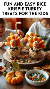 Fun and Easy Rice Krispie Turkey Treats for the Kids