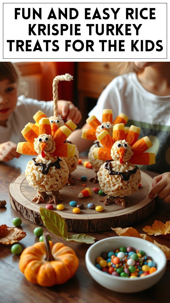 Fun and Easy Rice Krispie Turkey Treats for the Kids
