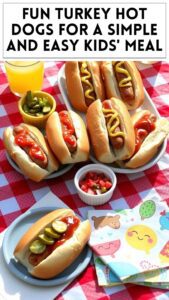 Fun Turkey Hot Dogs for a Simple and Easy Kids' Meal