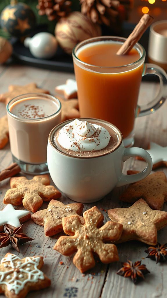 gingerbread cookie drink pairings