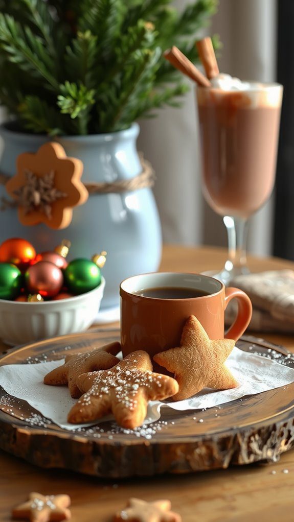 gingerbread cookie drink pairings