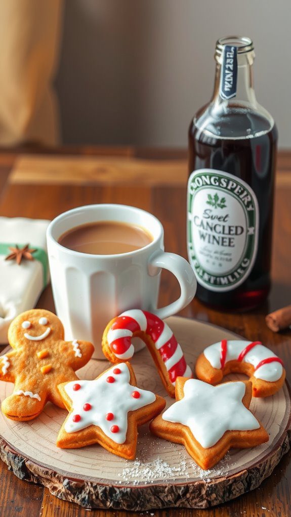 gingerbread cookies drink pairings