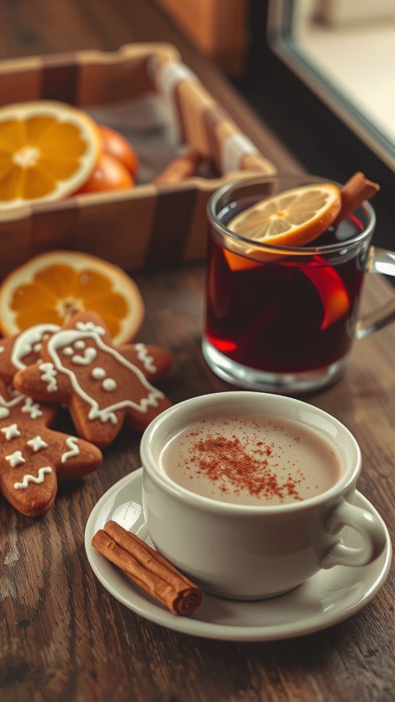 gingerbread drink pairing suggestions