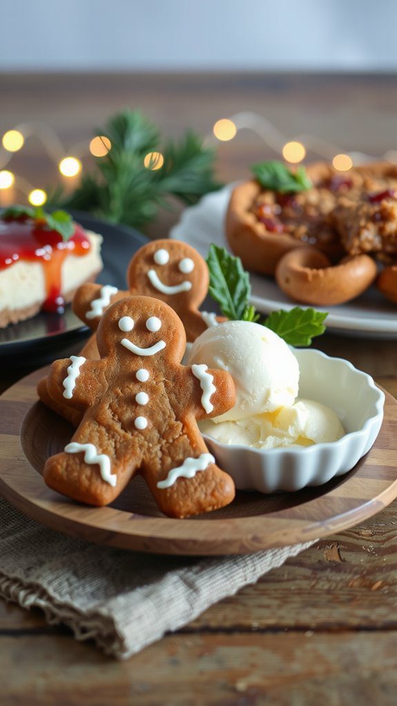 gingerbread pairs with desserts