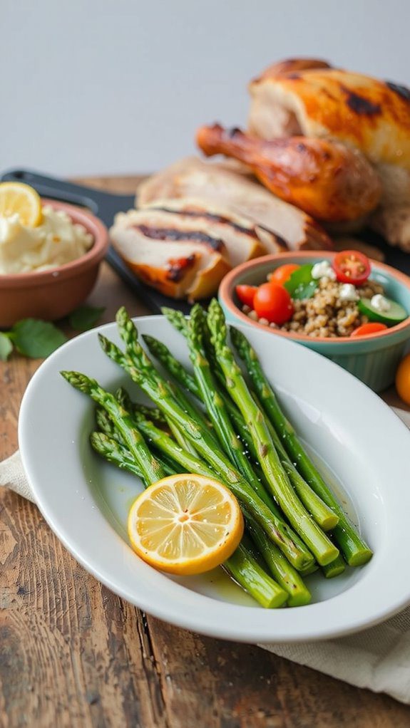grilled asparagus dish pairings
