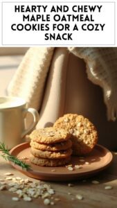 Hearty and Chewy Maple Oatmeal Cookies for a Cozy Snack