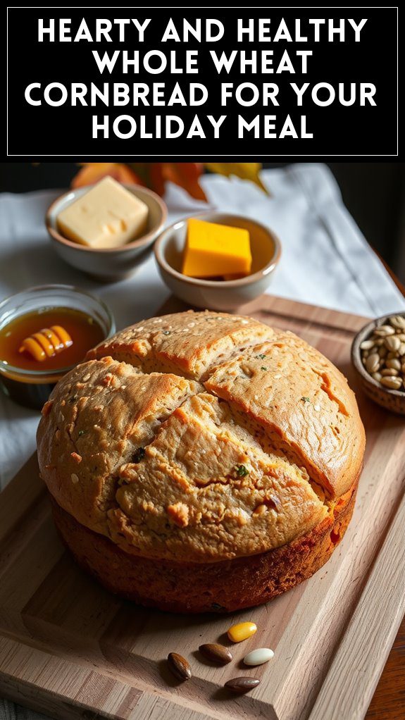 Hearty and Healthy Whole Wheat Cornbread for Your Holiday Meal