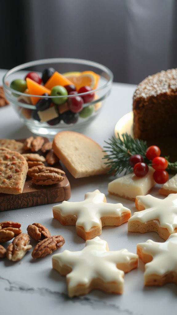 holiday cookie dish pairings