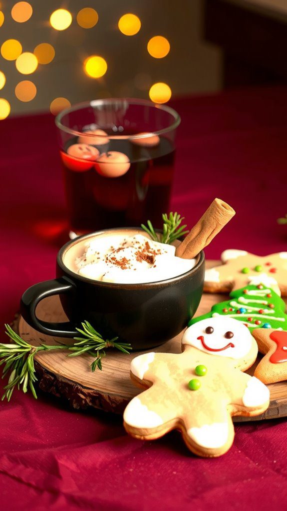 holiday cookie drink pairings