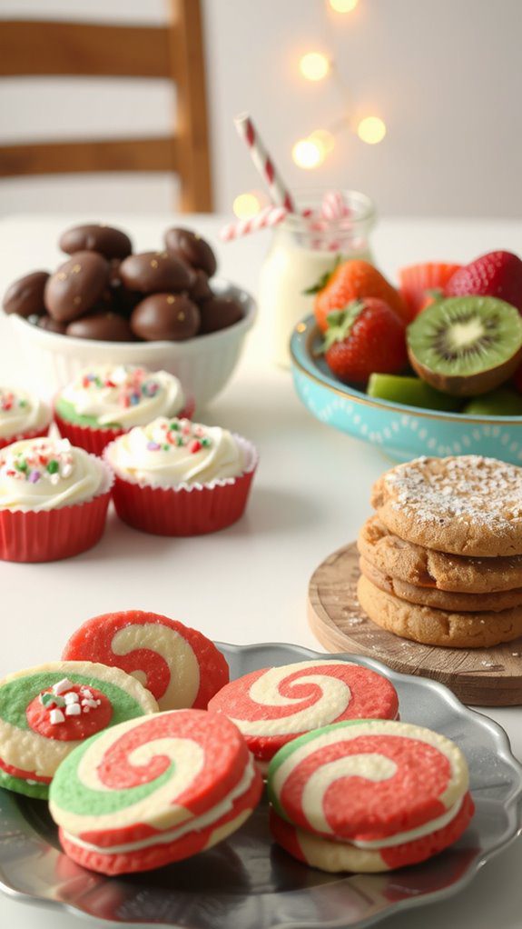holiday dessert table pairings