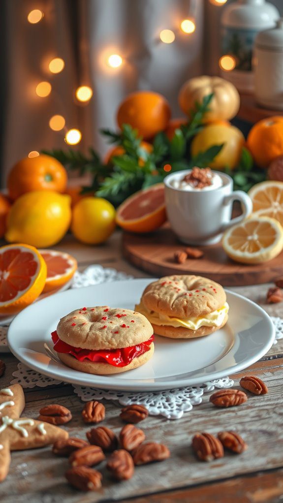 holiday treats and beverages