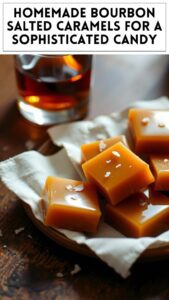 Homemade Bourbon Salted Caramels for a Sophisticated Candy