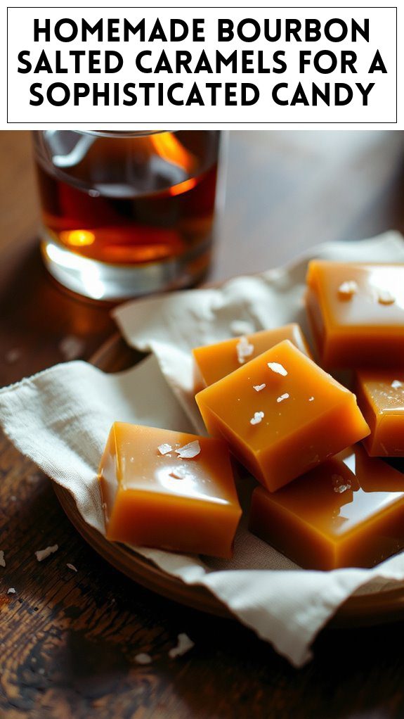 Homemade Bourbon Salted Caramels for a Sophisticated Candy
