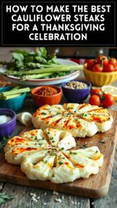 How to Make the Best Cauliflower Steaks for a Thanksgiving Celebration
