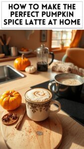 How to Make the Perfect Pumpkin Spice Latte at Home