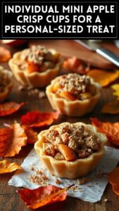 Individual Mini Apple Crisp Cups for a Personal-Sized Treat