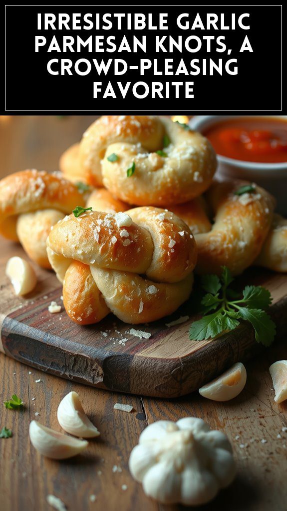 Irresistible Garlic Parmesan Knots, a Crowd-Pleasing Favorite