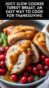 Juicy Slow Cooker Turkey Breast, an Easy Way to Cook for Thanksgiving
