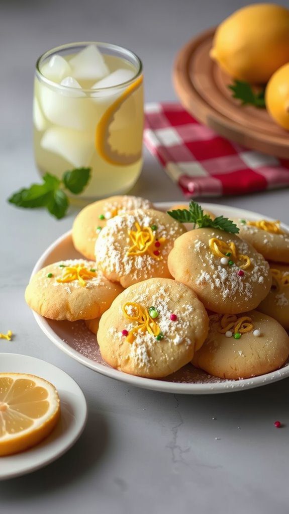 lemon cookie drink pairings