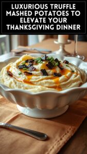 Luxurious Truffle Mashed Potatoes to Elevate Your Thanksgiving Dinner