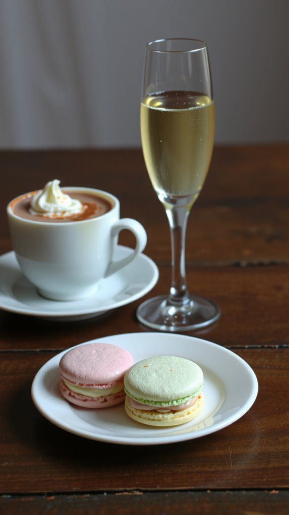 macaroons enhance hot cocoa