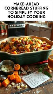 Make-Ahead Cornbread Stuffing to Simplify Your Holiday Cooking
