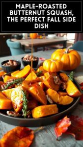 Maple-Roasted Butternut Squash, The Perfect Fall Side Dish