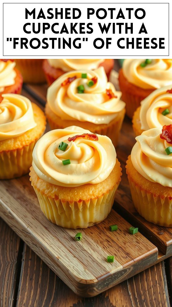 "Mashed Potato Cupcakes" With a "Frosting" of Cheese