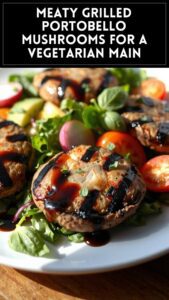Meaty Grilled Portobello Mushrooms for a Vegetarian Main