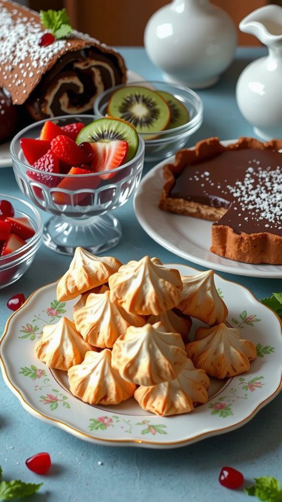 meringue cookies dessert pairings