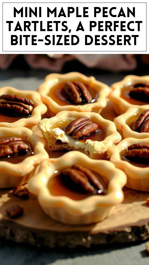 Mini Maple Pecan Tartlets, a Perfect Bite-Sized Dessert
