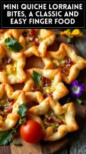 Mini Quiche Lorraine Bites, a Classic and Easy Finger Food