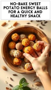 No-Bake Sweet Potato Energy Balls for a Quick and Healthy Snack