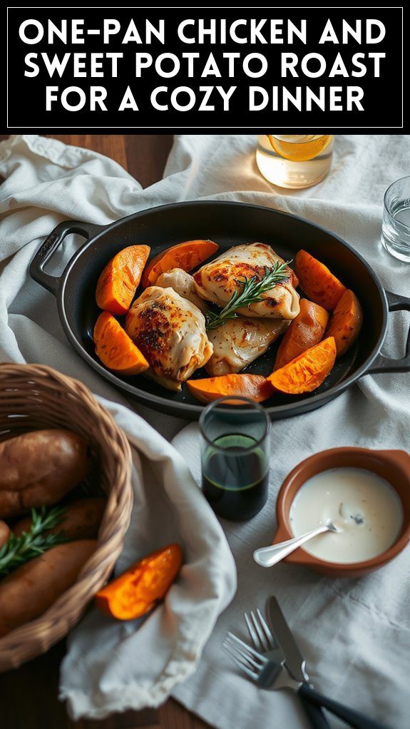 One-Pan Chicken and Sweet Potato Roast for a Cozy Dinner
