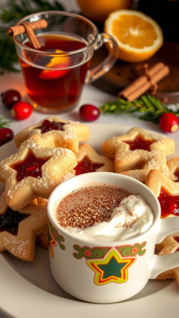 pair drinks with cookies