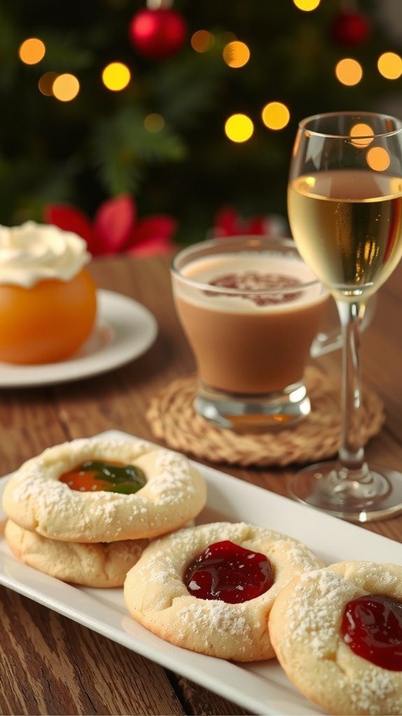 pair drinks with cookies