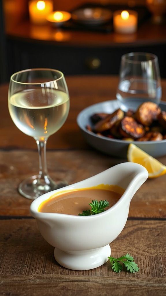 pair drinks with gravy