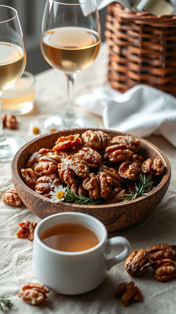 pair spiced walnuts wisely