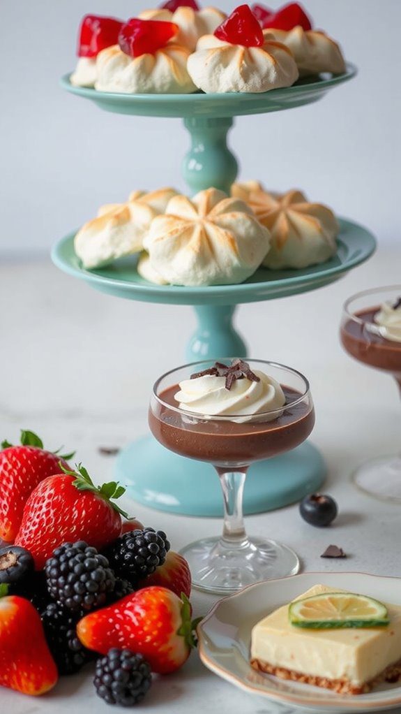 pair with creamy desserts