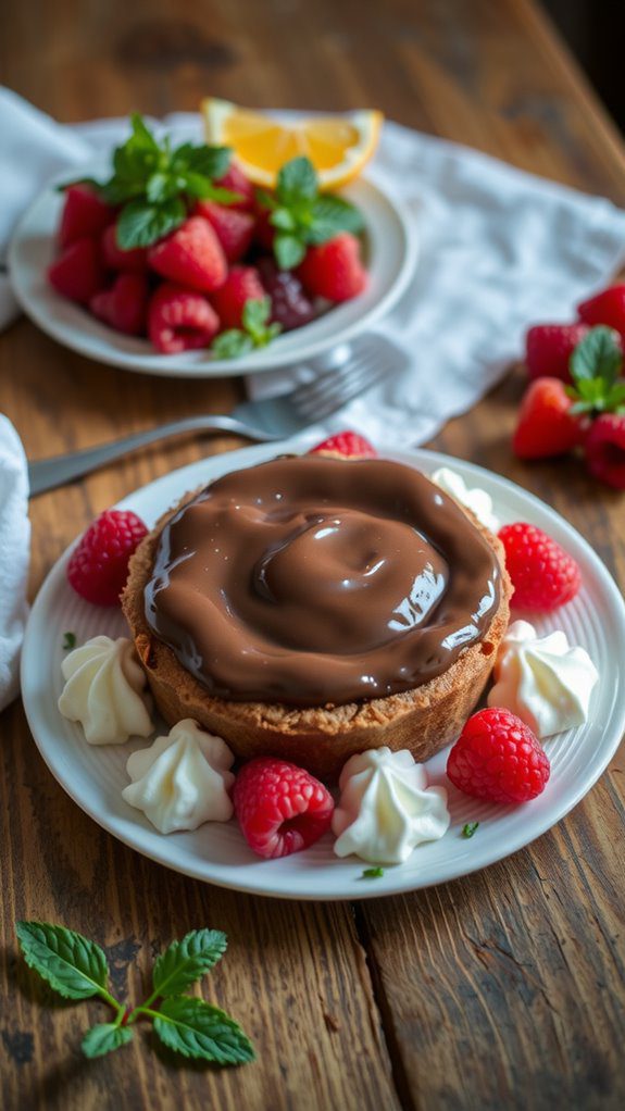 pair with fresh berries