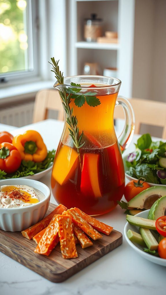 pair with savory appetizers