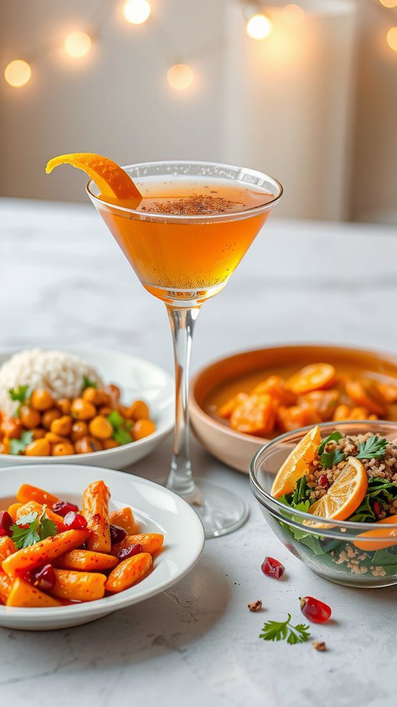 pair with vibrant dishes